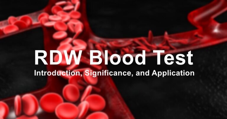 rdw blood test Introduction, Significance, and Application image